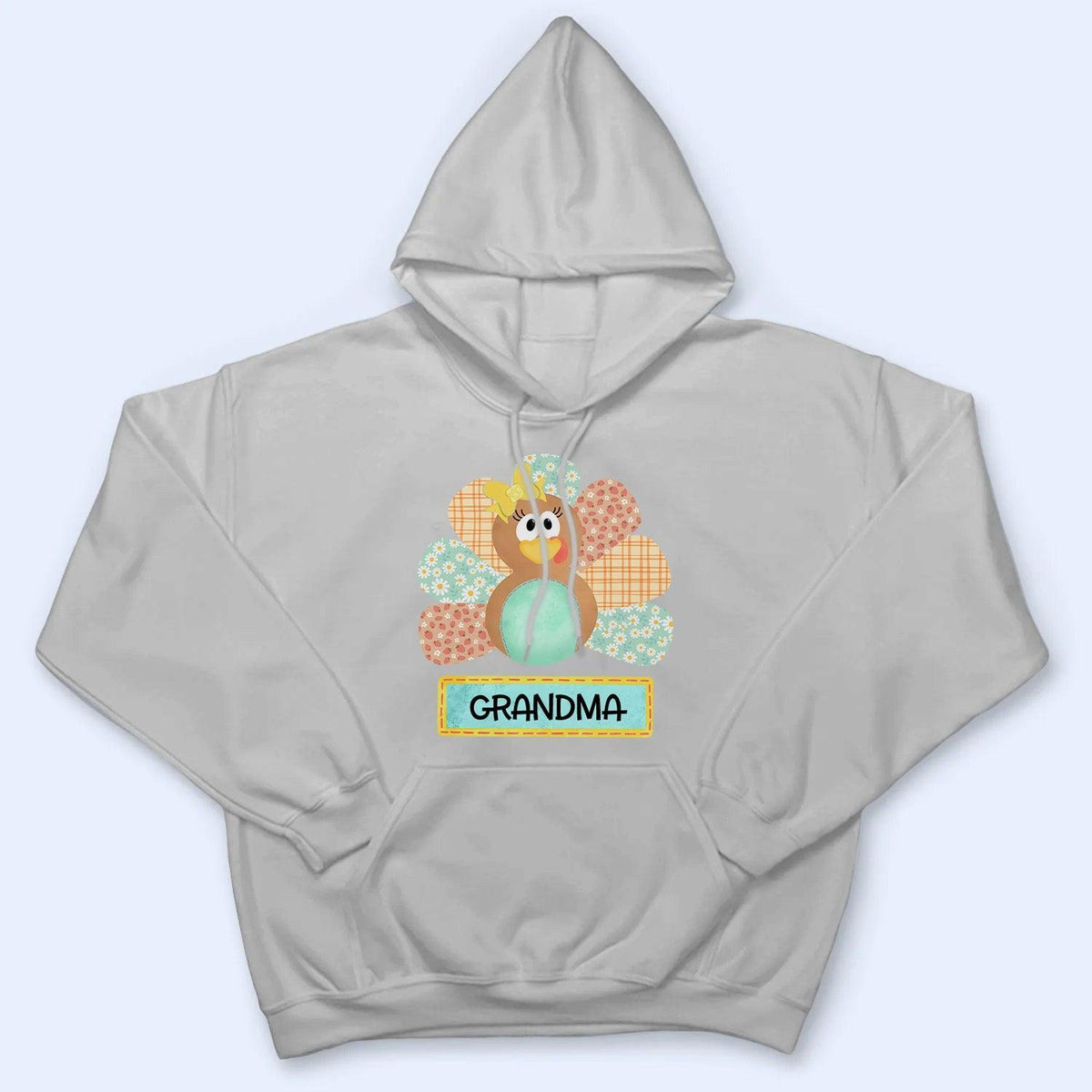 Cute Turkey - Personalized Custom T Shirt - Birthday, Loving, Funny Gift for Grandma/Nana/Mimi, Mom, Wife, Grandparent - Suzitee Store