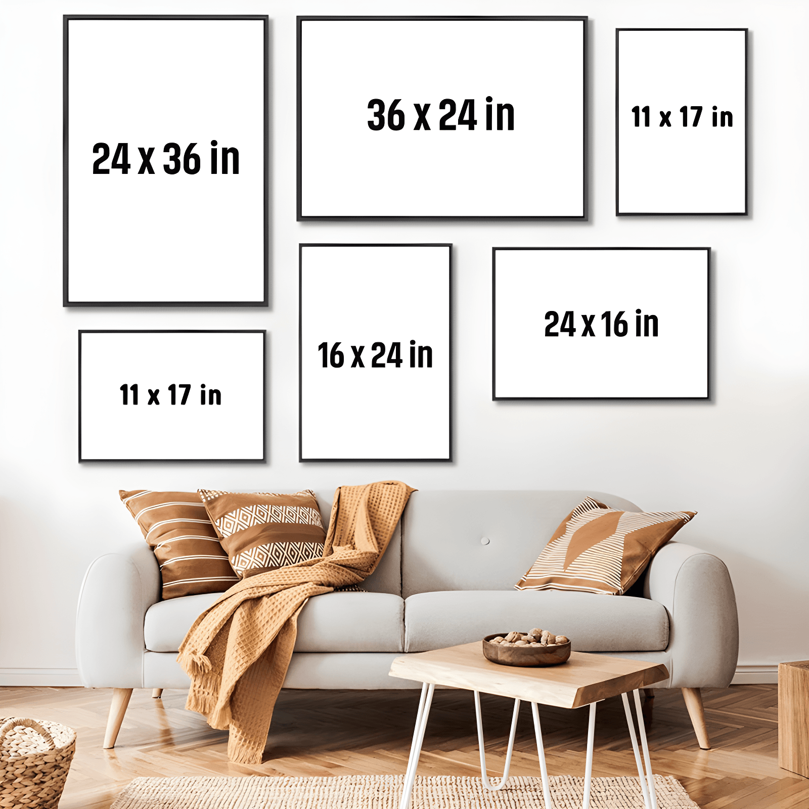 Daddy & Kids, Together We're A Team - Personalized Horizontal Poster - Father's Day Gift for Dad, Grandpa, Daddy, Dada, Dad Jokes - Suzitee Store