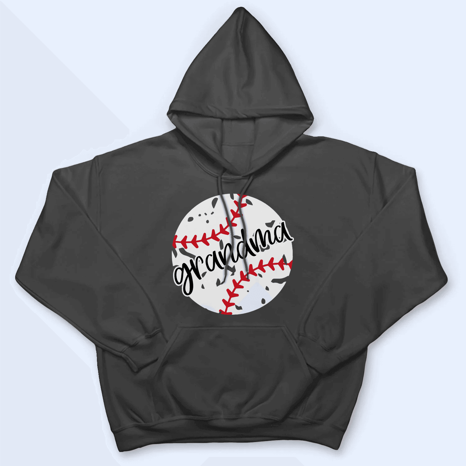Distressed Baseball Grandma - Personalized Custom T Shirt - Birthday, Loving, Funny Gift for Grandma/Nana/Mimi, Mom, Wife, Grandparent - Suzitee Store