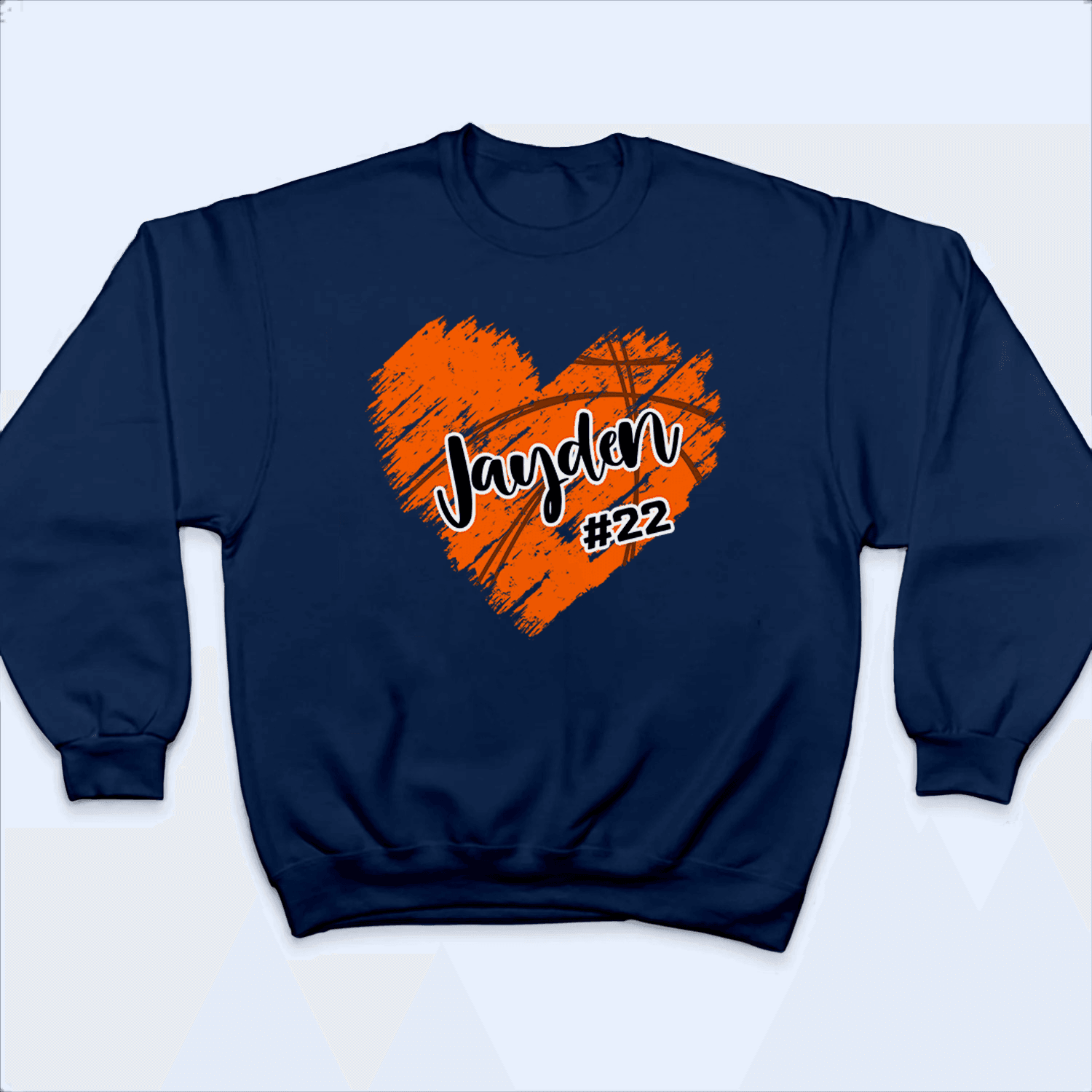 Distressed Chalk Retro Heart Sports - Baseball/ Softball Cheers Personalized Custom T Shirt - Birthday, Loving, Funny Gift for Grandma/Nana/Mimi, Mom, Wife, Grandparent - Suzitee Store