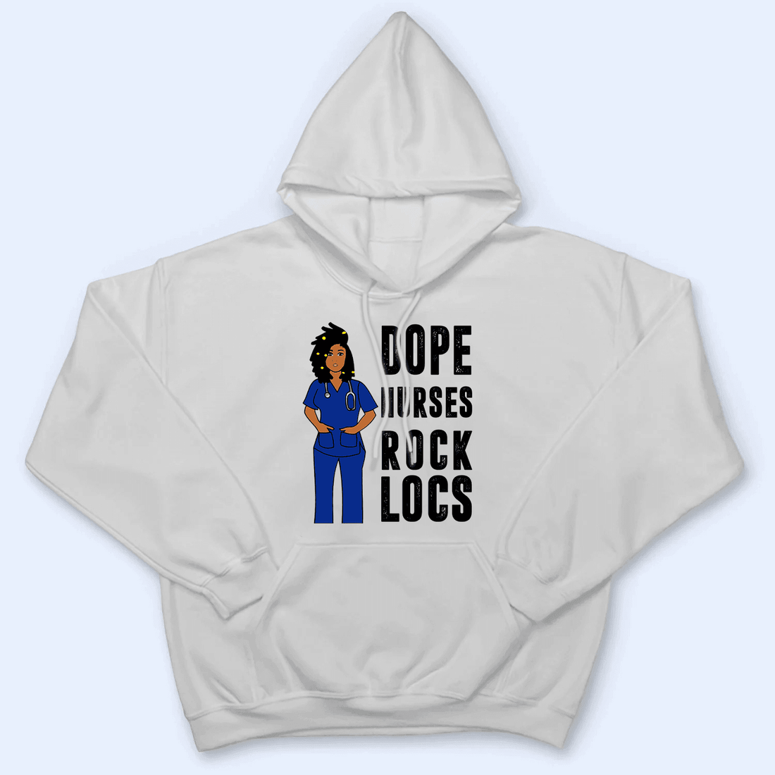 Personalized Dope Nurses Rock Locs t-shirt, alternate view 3