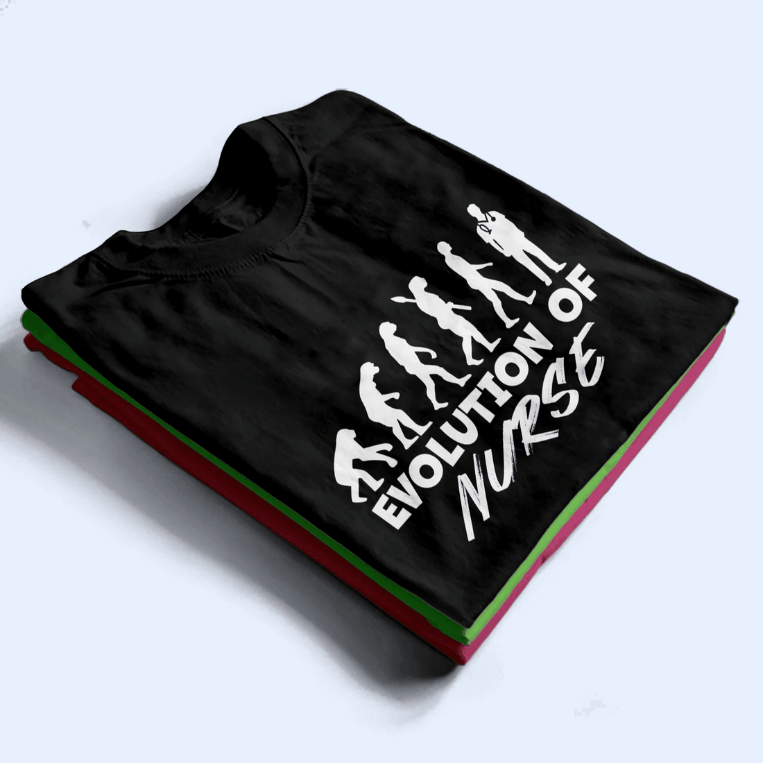 Personalized Evolution Of Nurse t-shirt, alternate view 2