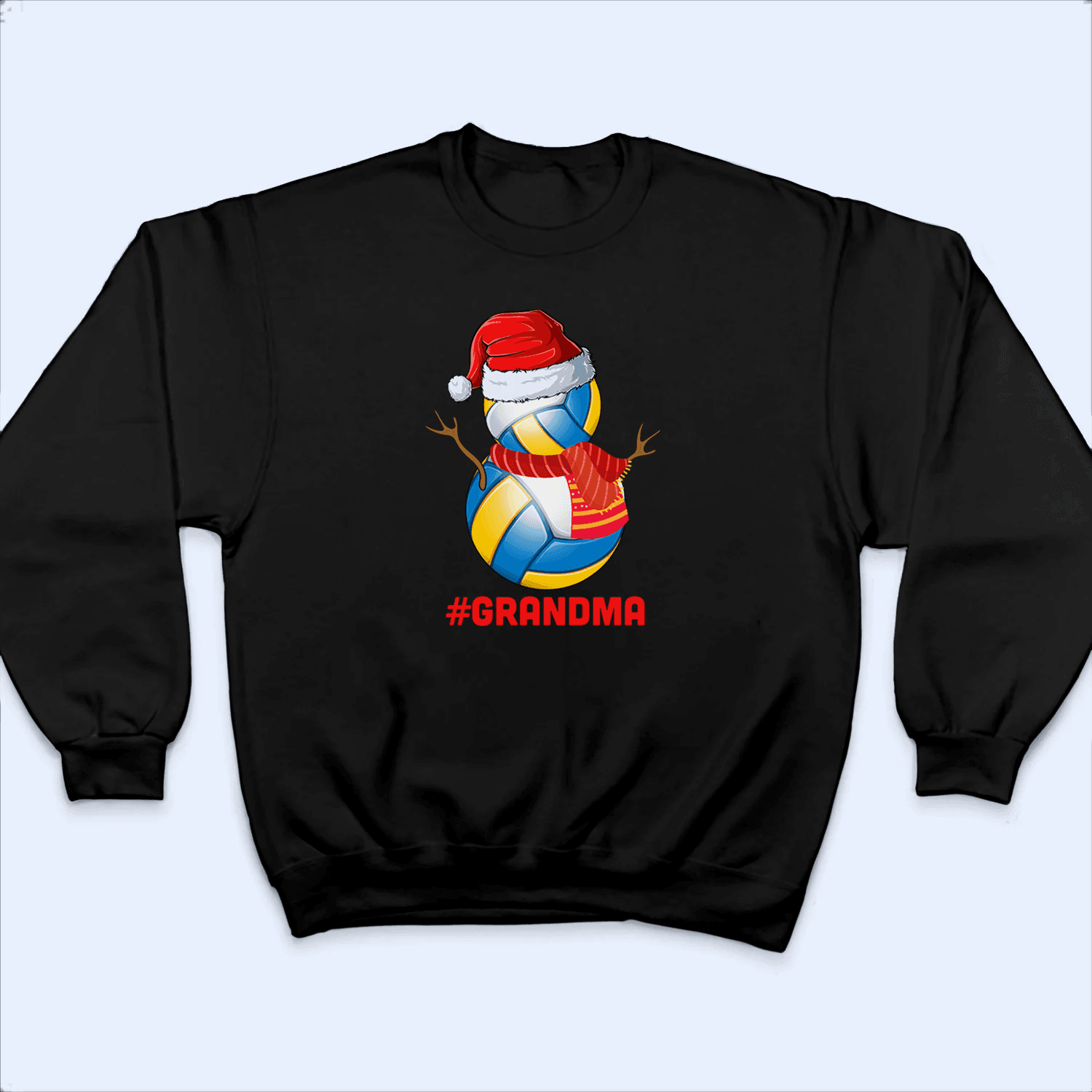 Funny Christmas Balls Santa Snowman - Personalized Custom T Shirt - Birthday, Loving, Funny Gift for Grandma/Nana/Mimi, Mom, Wife, Grandparent - Suzitee Store