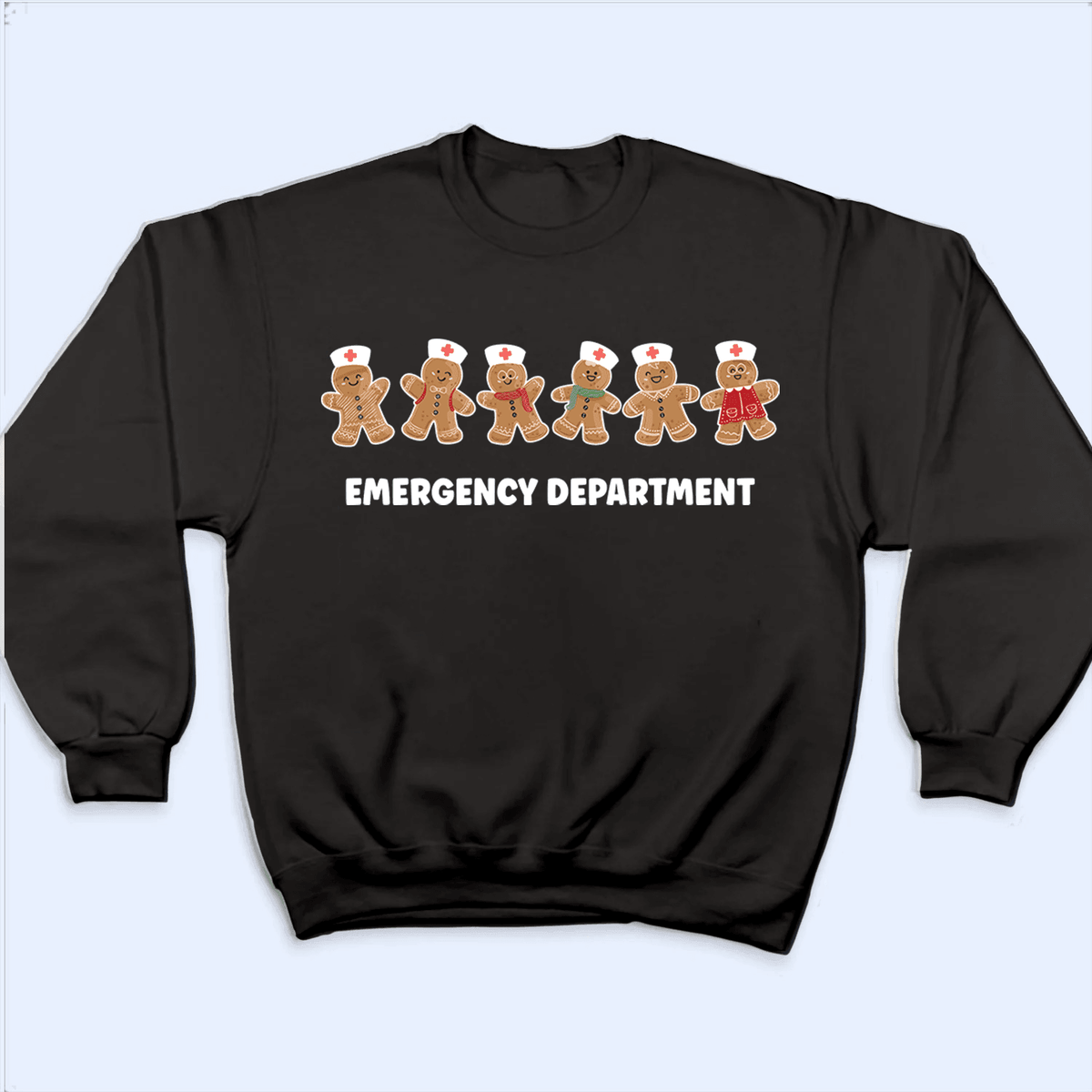 Gingerbread Nurse Squad - Personalized Custom T Shirt - Birthday, Loving, Funny Gift for Nurse, CNA, Healthcare, Registered RN - Suzitee Store