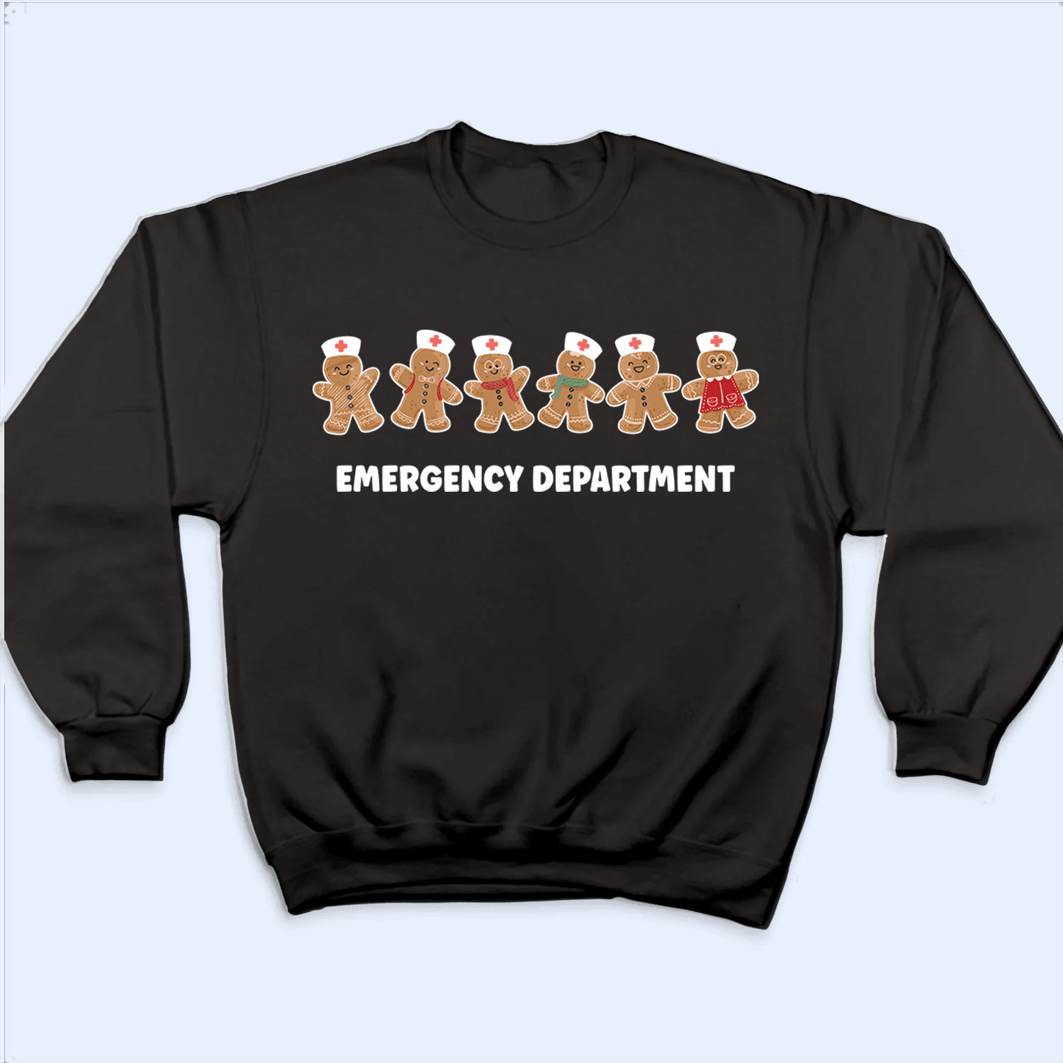 Gingerbread Nurse Squad - Personalized Custom T Shirt - Birthday, Loving, Funny Gift for Nurse, CNA, Healthcare, Registered RN - Suzitee Store