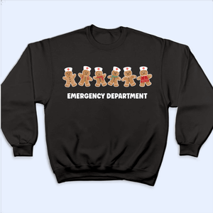 Gingerbread Nurse Squad - Personalized Custom T Shirt - Birthday, Loving, Funny Gift for Nurse, CNA, Healthcare, Registered RN - Suzitee Store