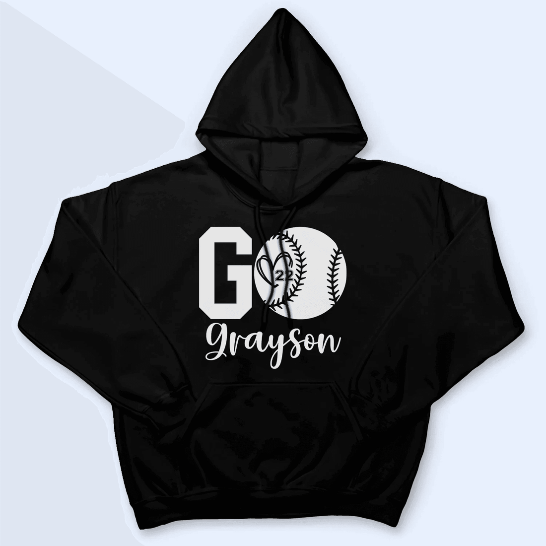 GO Baseball Cheer Mom - Baseball/ Softball Cheers Personalized Custom T Shirt - Birthday, Loving, Funny Gift for Grandma/Nana/Mimi, Mom, Wife, Grandparent - Suzitee Store