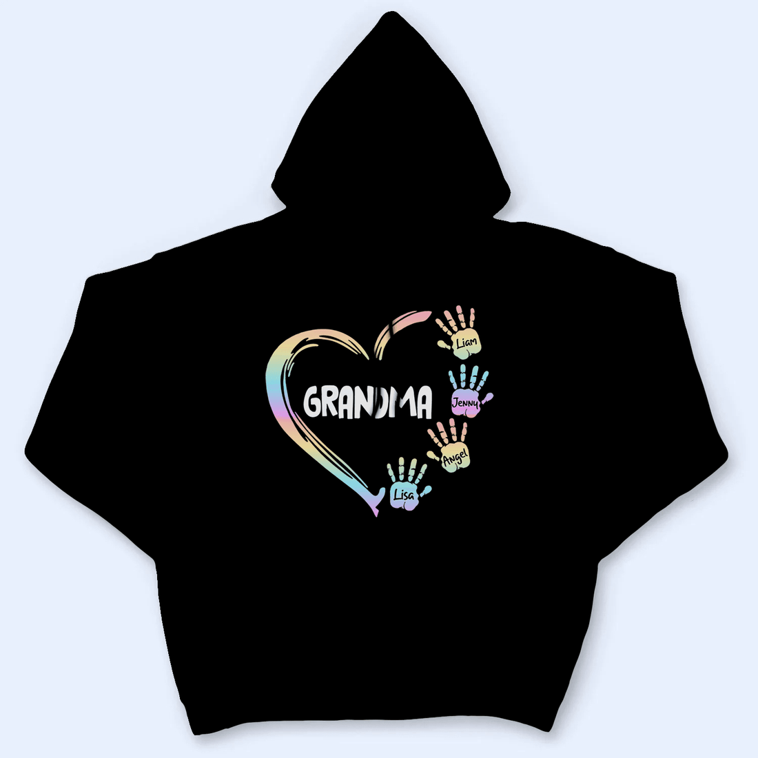 Grandma Heart Element - Personalized Custom T Shirt - Birthday, Loving, Funny Gift for Grandma/Nana/Mimi, Mom, Wife, Grandparent - Suzitee Store