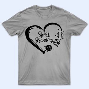 Grandma Heart - Personalized Custom T Shirt - Birthday, Loving, Funny Gift for Grandma/Nana/Mimi, Mom, Wife, Grandparent - Suzitee Store