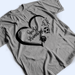 Grandma Heart - Personalized Custom T Shirt - Birthday, Loving, Funny Gift for Grandma/Nana/Mimi, Mom, Wife, Grandparent - Suzitee Store