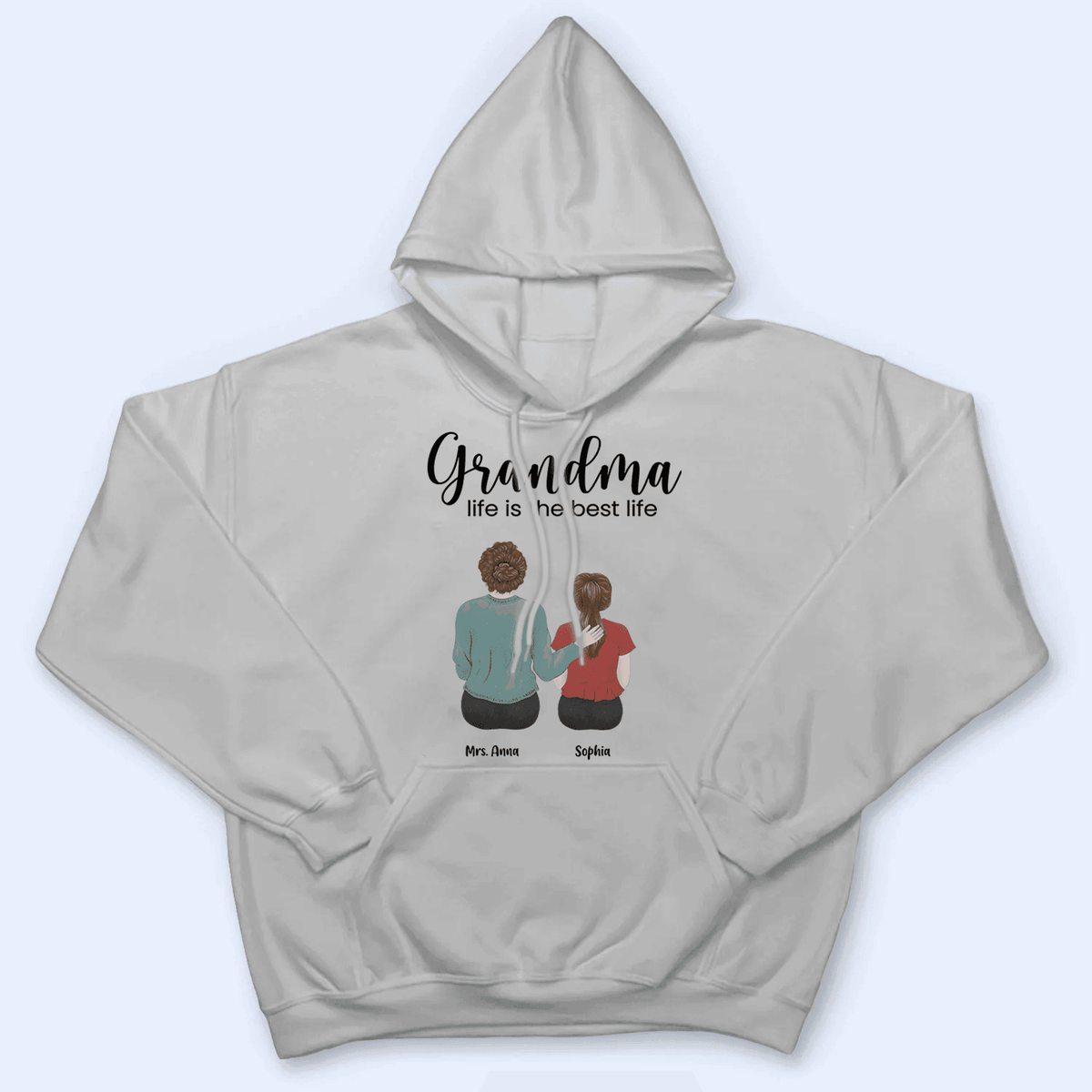 Grandma Life is the best Life - Personalized Custom T Shirt - Birthday, Loving, Funny Gift for Grandma/Nana/Mimi, Mom, Wife, Grandparent - Suzitee Store