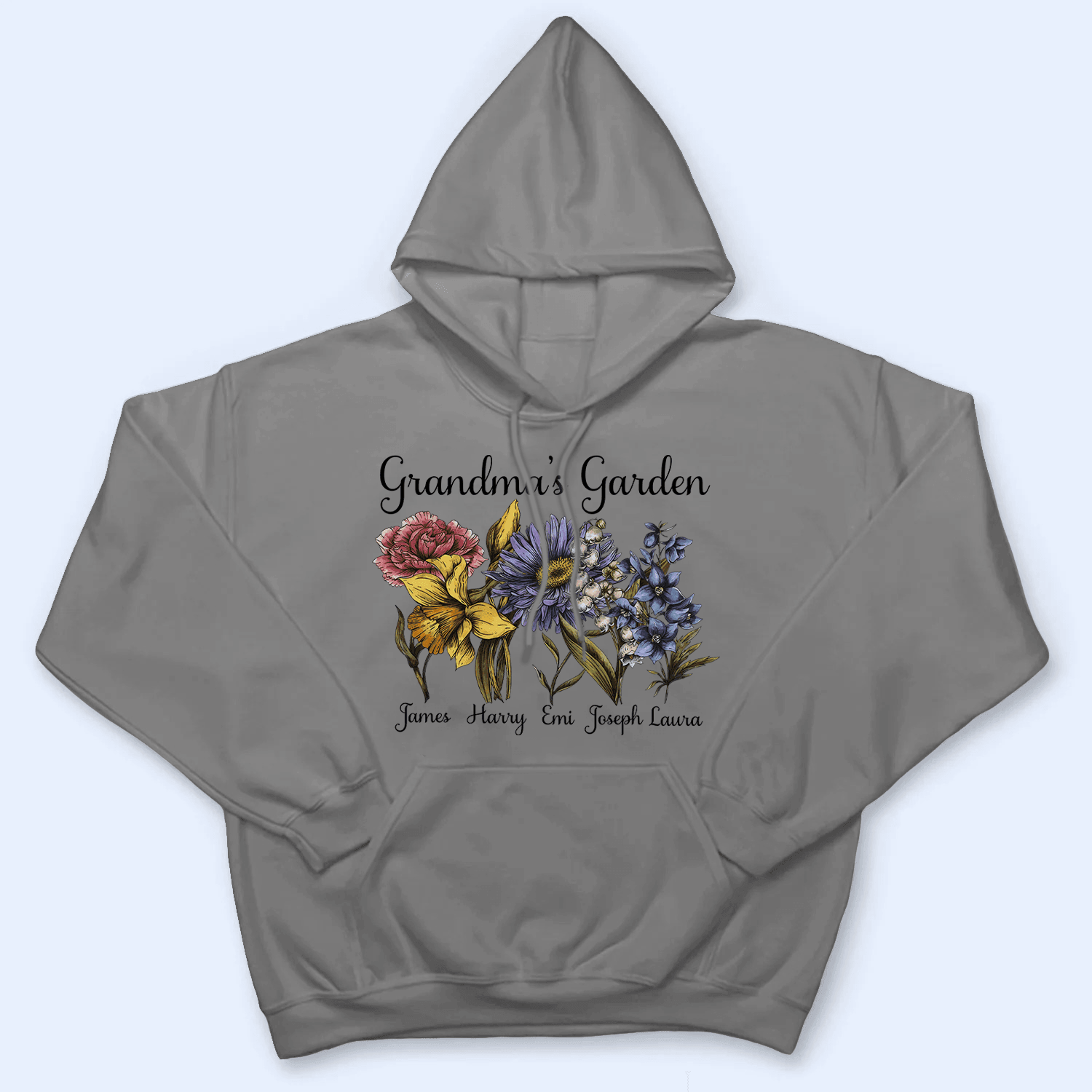 Grandma's Garden - Personalized Custom T Shirt - Birthday, Loving, Funny Gift for Grandma/Nana/Mimi, Mom, Wife, Grandparent - Suzitee Store