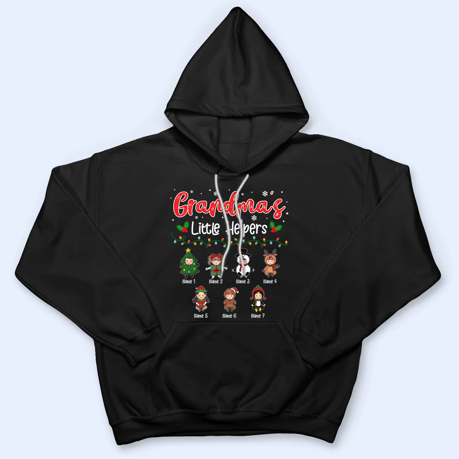 Grandma's Little Helpers - Personalized Custom T Shirt - Christmas, Birthday, Loving, Funny Gift for Grandma/Nana/Mimi, Mom, Wife, Grandparent - Suzitee Store