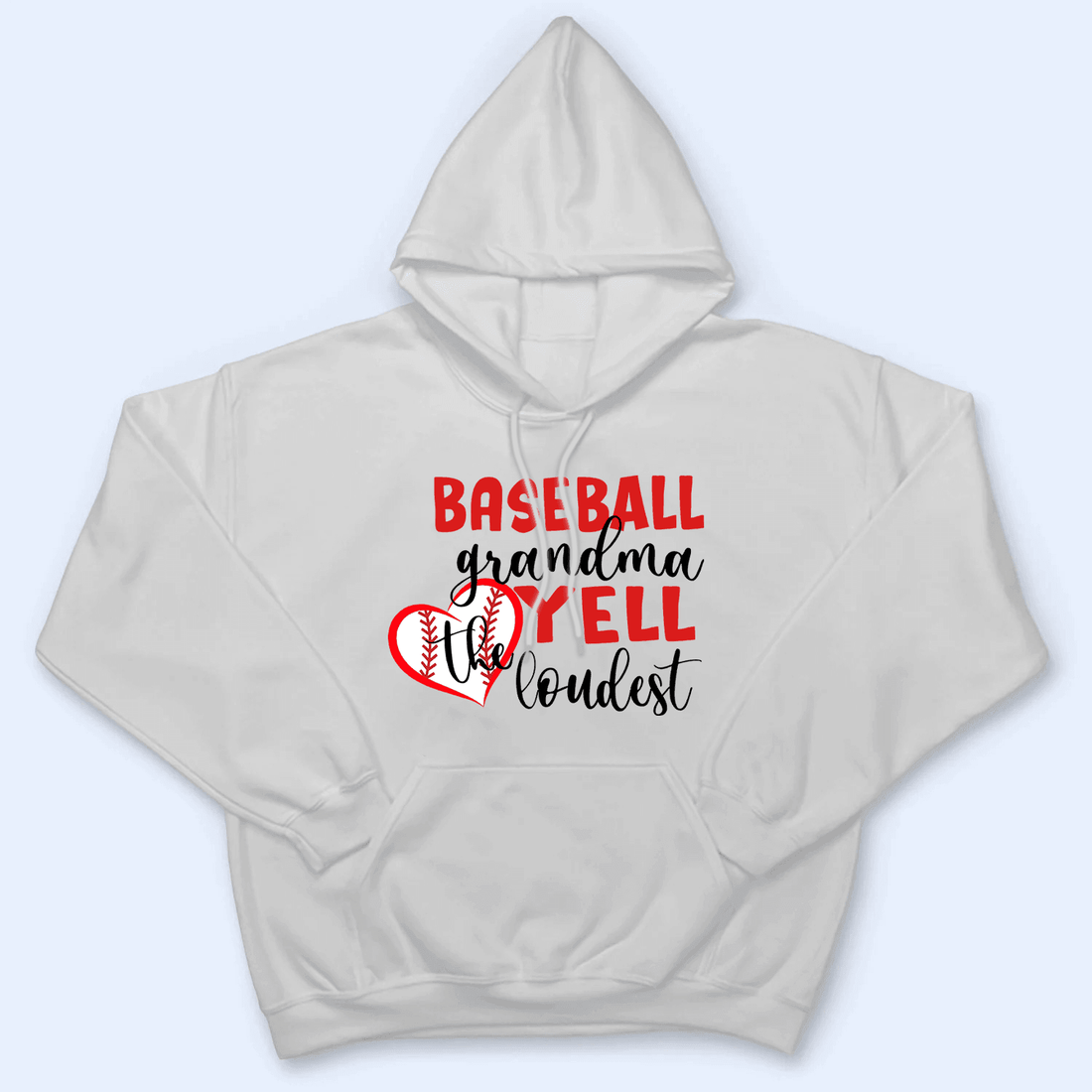 Grandma Yell The Loudest - Personalized Custom T Shirt - Gift for Grandma/Nana/Mimi, Mom, Wife, Grandparent - Suzitee Store