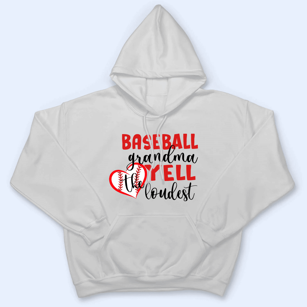 Grandma Yell The Loudest - Personalized Custom T Shirt - Gift for Grandma/Nana/Mimi, Mom, Wife, Grandparent - Suzitee Store