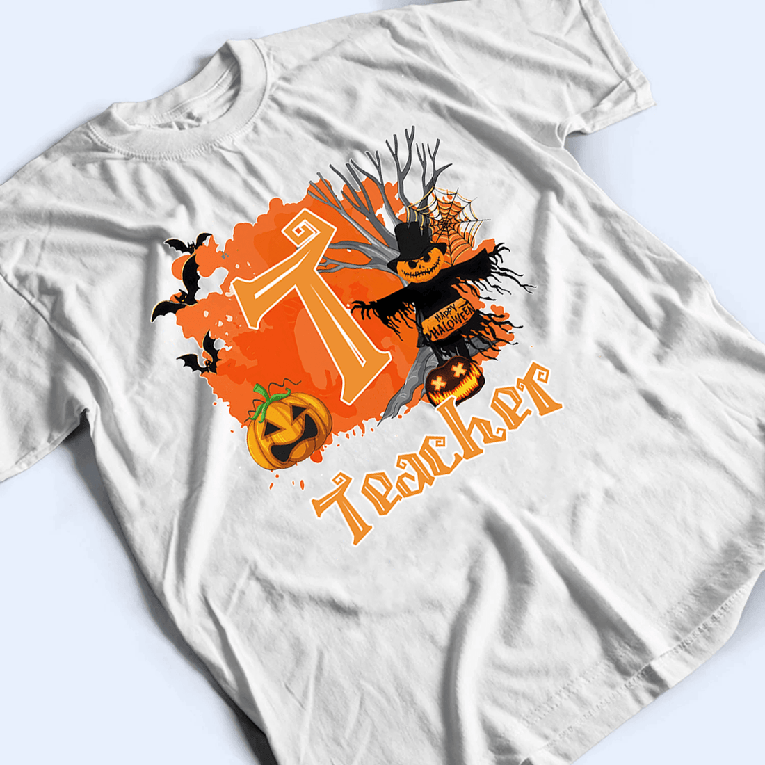 Personalized Halloween With Name Shirt t-shirt, alternate view 4