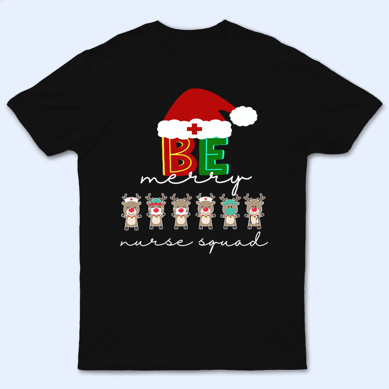 Health Reindeer Squad - Personalized Custom T Shirt - Birthday, Loving, Funny Gift for Nurse, CNA, Healthcare, Registered RN - Suzitee Store