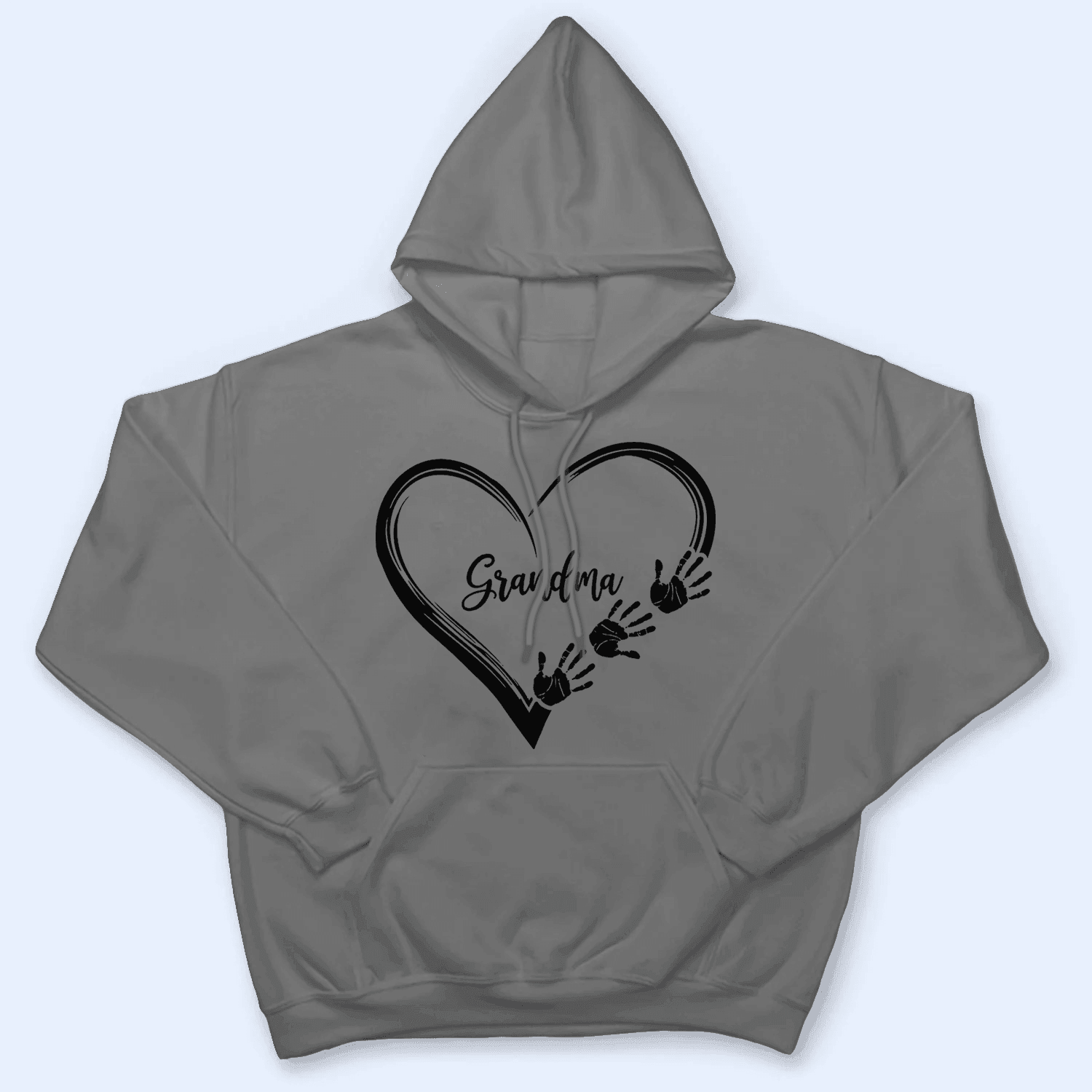 Heart Hand Grandma - Personalized Custom T Shirt - Birthday, Loving, Funny Gift for Grandma/Nana/Mimi, Mom, Wife, Grandparent - Suzitee Store