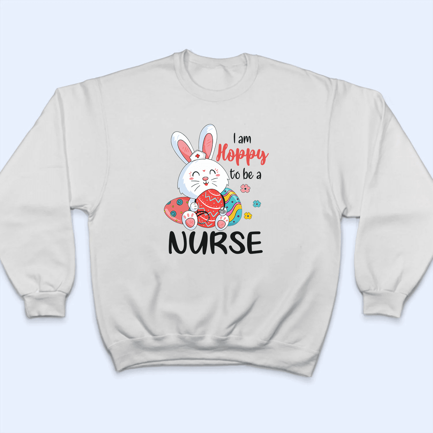 Hoppy Nurse - Personalized Custom T Shirt - Birthday, Loving, Funny Gift for Nurse, CNA, Healthcare, Registered RN - Suzitee Store