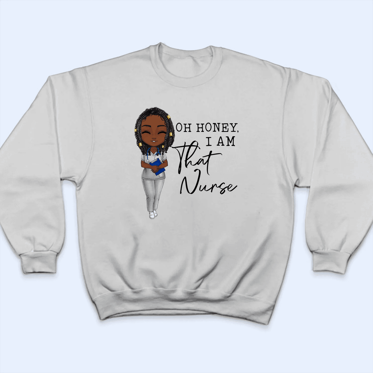 I Am THAT Nurse - Black Nurse - Personalized Custom T Shirt - Birthday, Loving, Funny Gift for Nurse, CNA, Healthcare, Registered RN - Suzitee Store