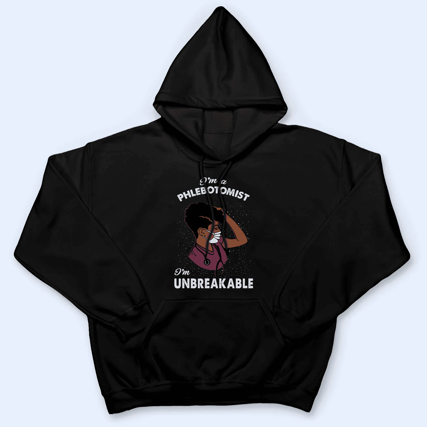 I am Unbreakable - Black Nurse- Nurse of Color - Personalized Custom T Shirt - Birthday, Loving, Funny Gift for Nurse, CNA, Healthcare, Registered RN - Suzitee Store