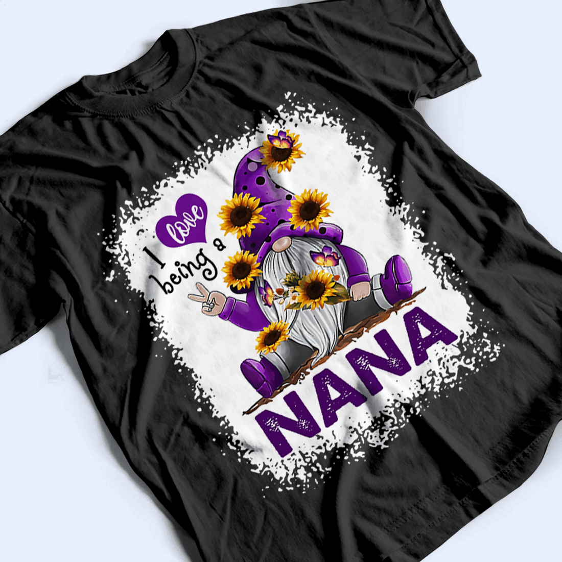 I Love Being A Grandma Gnome - Personalized Custom T Shirt - Birthday, Loving, Funny Gift for Grandma/Nana/Mimi, Mom, Wife, Grandparent - Suzitee Store
