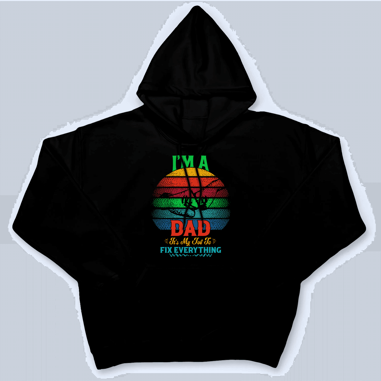 I'm A Dad It's My Job To Fix Everything - Personalized Custom T Shirt - Birthday, Loving, Funny Gift for Grandfather/Dad/Father, Husband, Grandparent - Suzitee Store