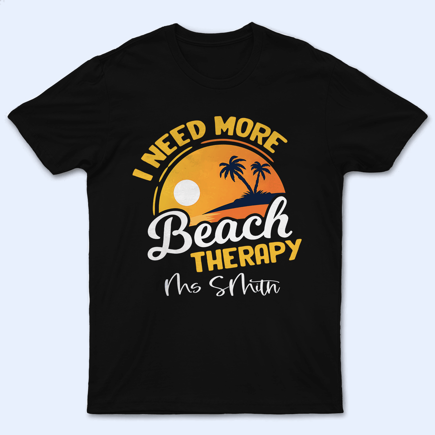 I Need More Beach Therapy - Birthday, Loving, Funny Gift for Teacher, Kindergarten, Preschool, Pre K, Paraprofessional - Suzitee Store