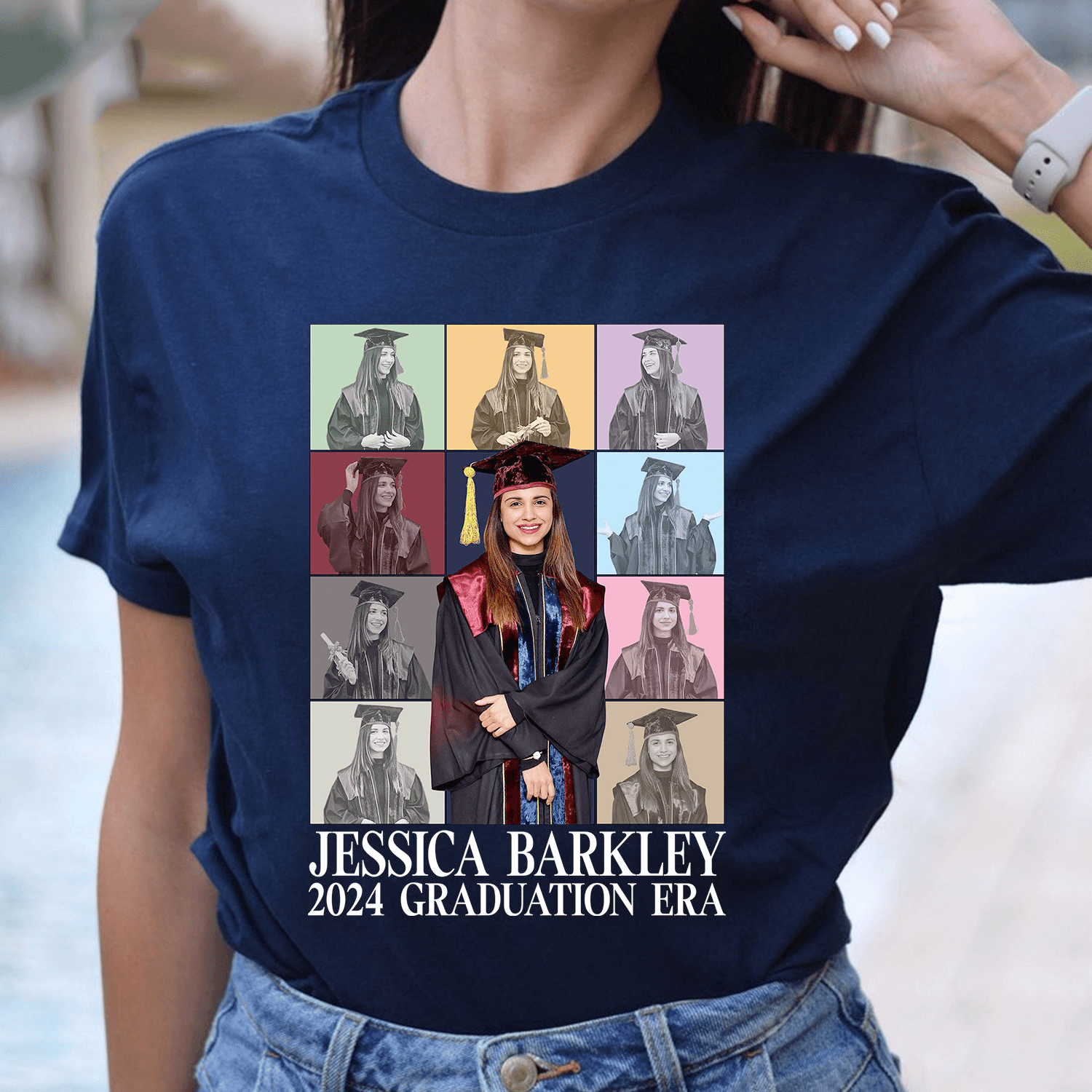 Custom Photo What's Your Era? - Personalized T Shirt - Graduation, Birthday, Loving Gift for Family, Grandma, Mom, Dad, Baby, Dog, Cat, In My Eras - Suzitee Store