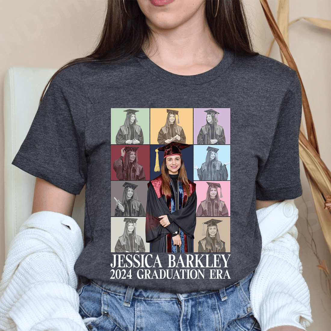 Custom Photo What's Your Era? t-shirt, alternate view 3
