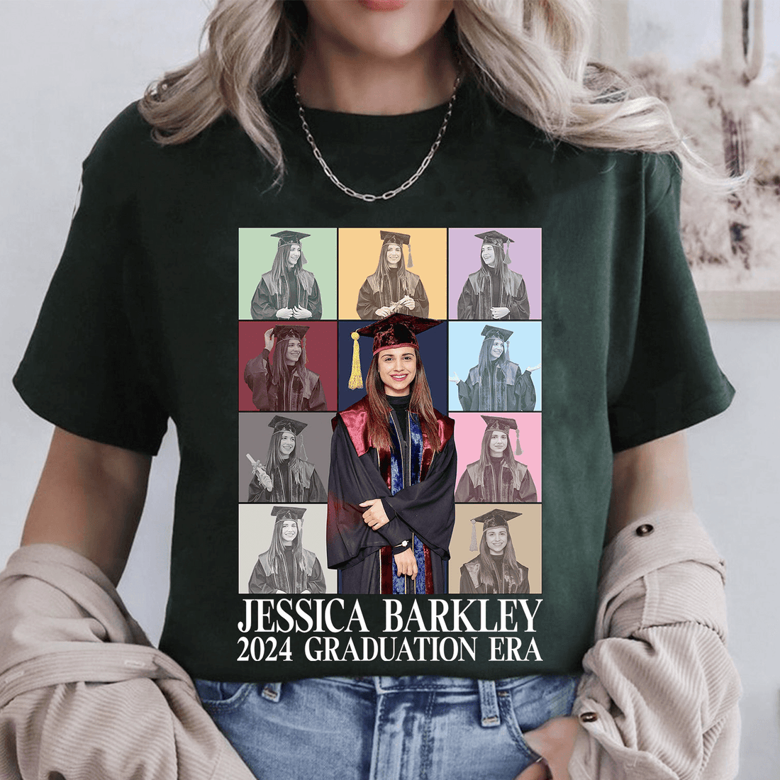 Custom Photo What's Your Era? t-shirt, alternate view 2