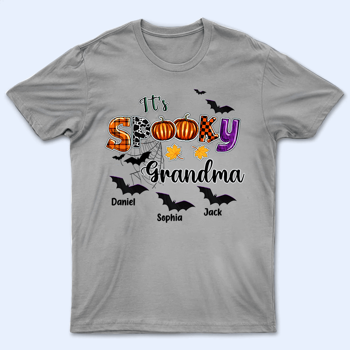 It&#39;s Spooky Grandma - Personalized Custom T Shirt - Birthday, Loving, Funny Gift for Grandma/Nana/Mimi, Mom, Wife, Grandparent - Suzitee Store