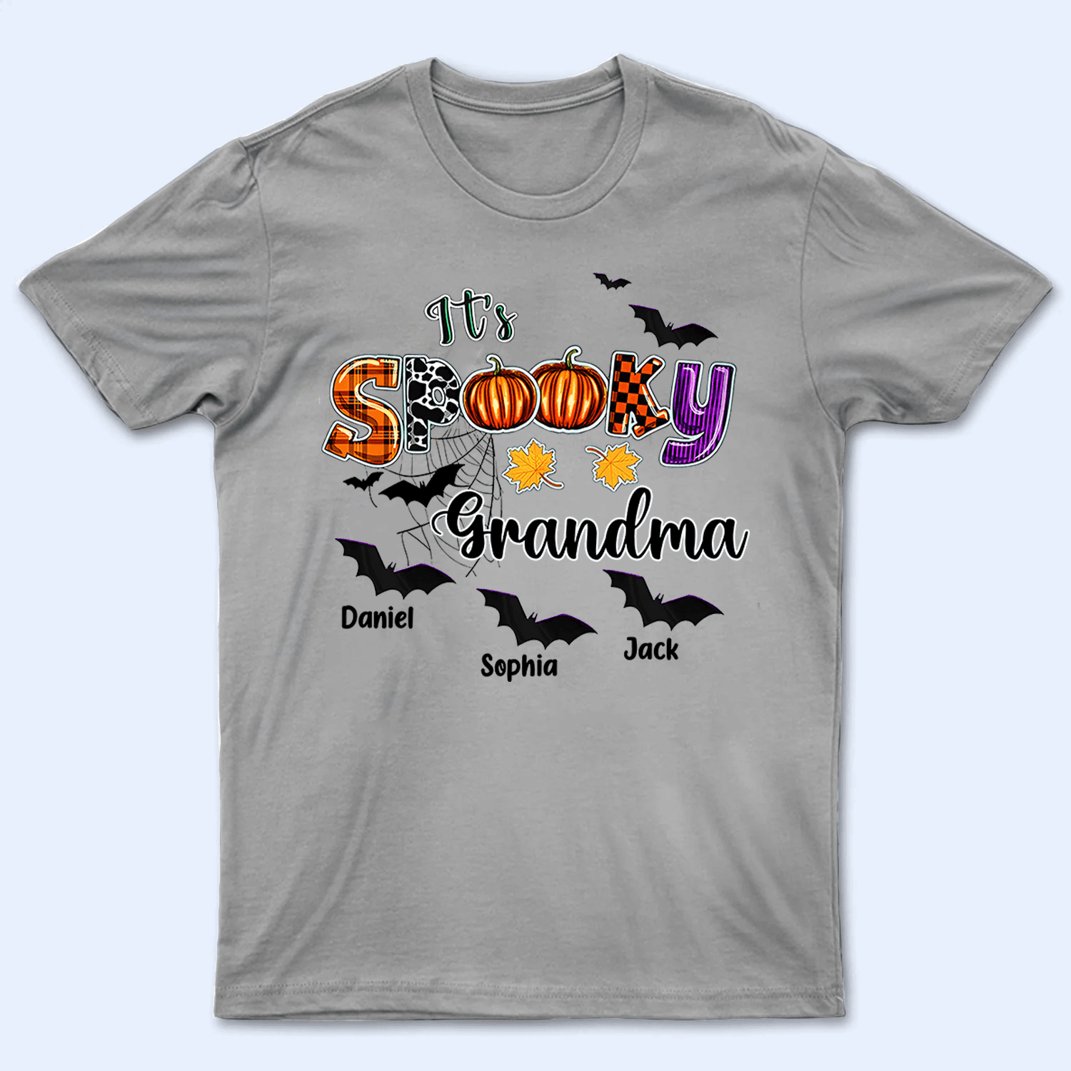 It's Spooky Grandma - Personalized Custom T Shirt - Birthday, Loving, Funny Gift for Grandma/Nana/Mimi, Mom, Wife, Grandparent - Suzitee Store