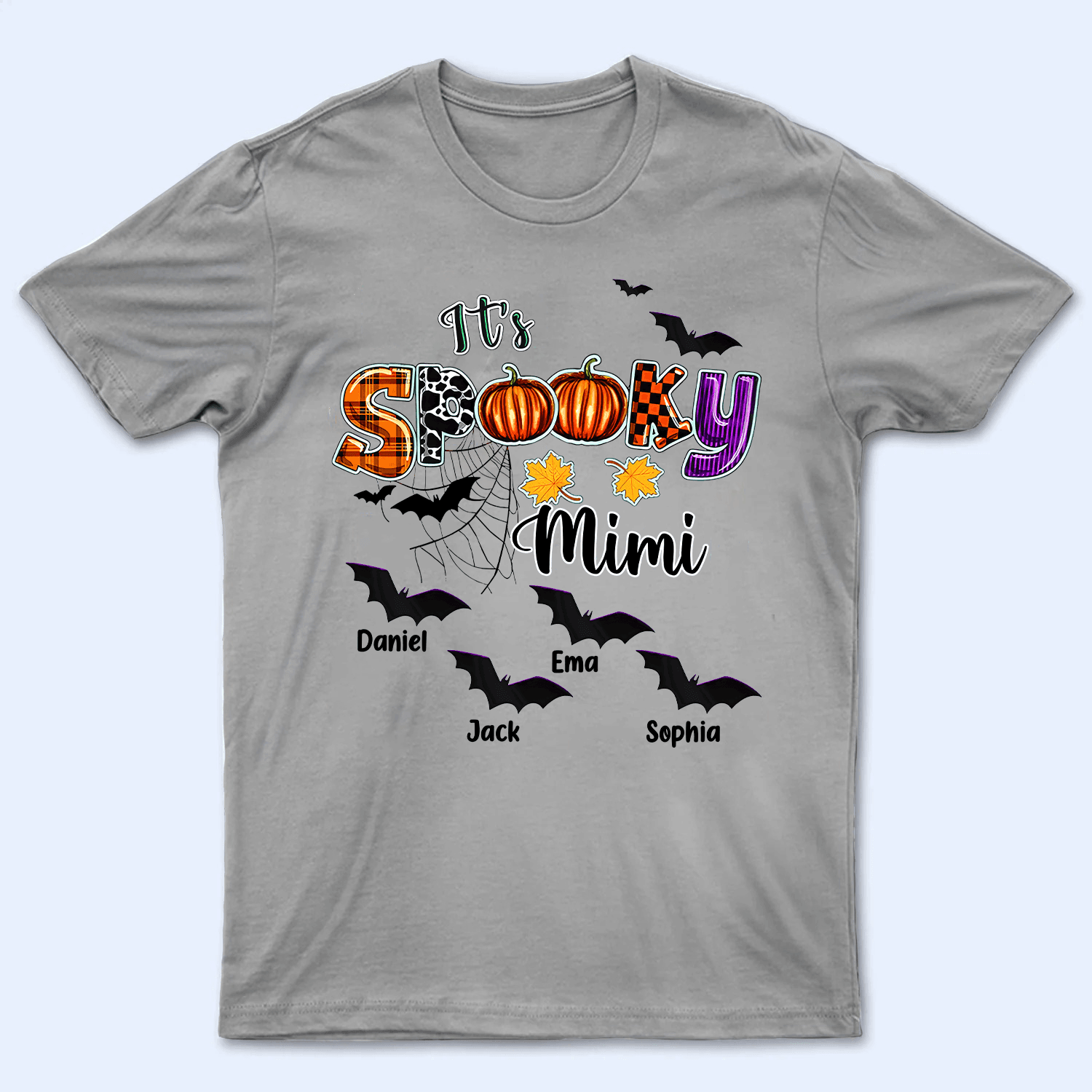 It's Spooky Grandma - Personalized Custom T Shirt - Birthday, Loving, Funny Gift for Grandma/Nana/Mimi, Mom, Wife, Grandparent - Suzitee Store