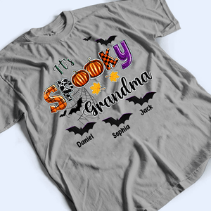 It's Spooky Grandma - Personalized Custom T Shirt - Birthday, Loving, Funny Gift for Grandma/Nana/Mimi, Mom, Wife, Grandparent - Suzitee Store