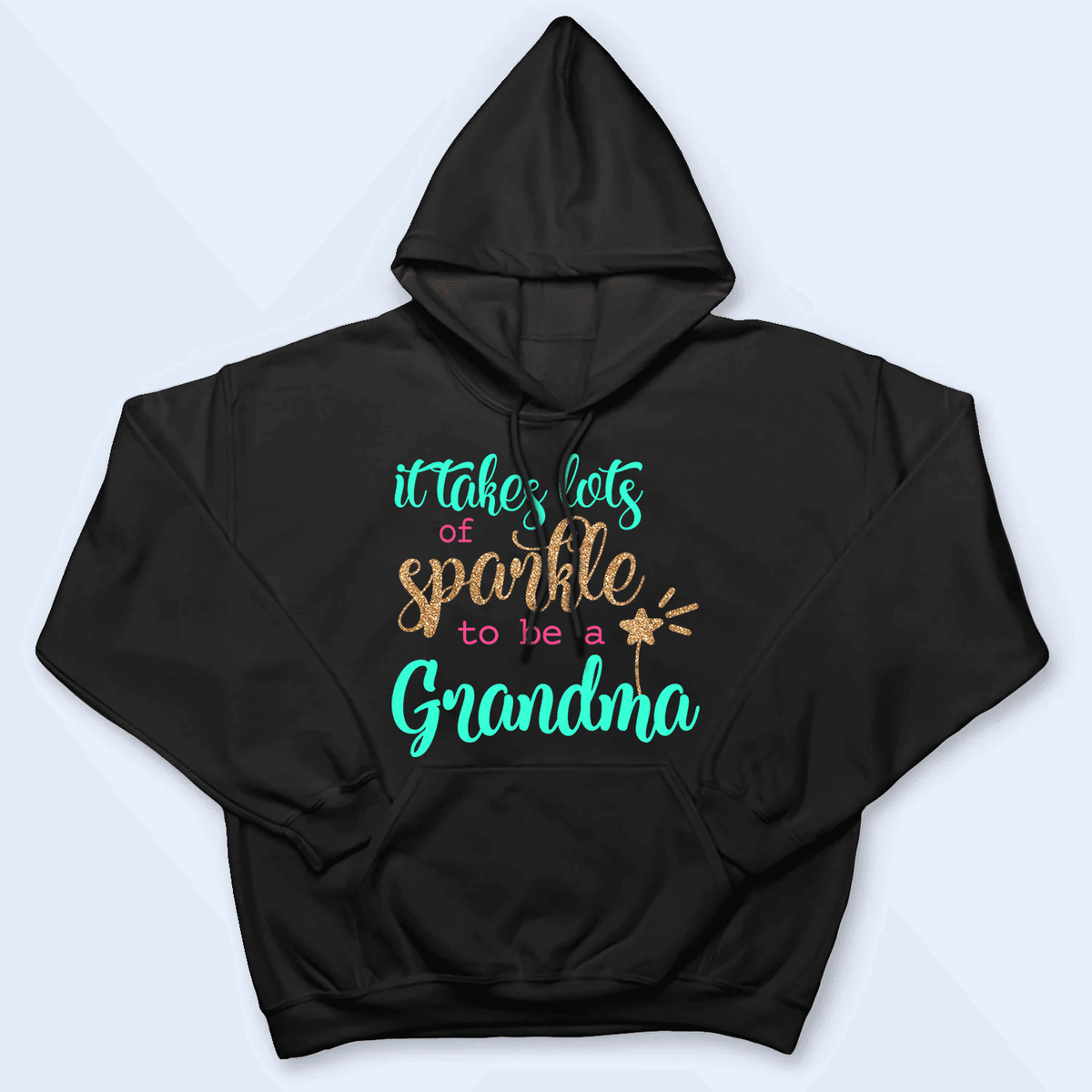 It Takes Lots Of Sparkle To Be A Grandma - Personalized Custom T Shirt - Birthday, Loving, Funny Gift for Grandma/Nana/Mimi, Mom, Wife, Grandparent - Suzitee Store