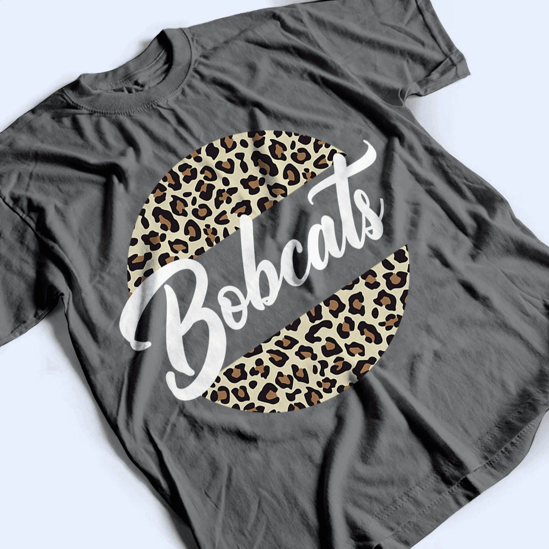 Personalized Leopard Circle Mascot t-shirt, alternate view 4