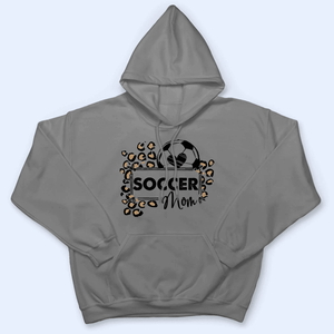 Leopard Print Sport Mom Design - Baseball/Softball/Football Personalized Custom T Shirt - Gift for Grandma/Nana/Mimi, Mom, Wife, Grandparent - Suzitee Store