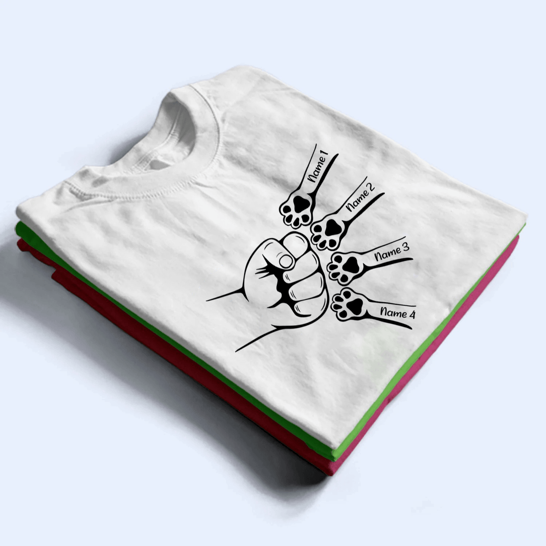 Personalized Let's Make Fist Bumps t-shirt, alternate view 2