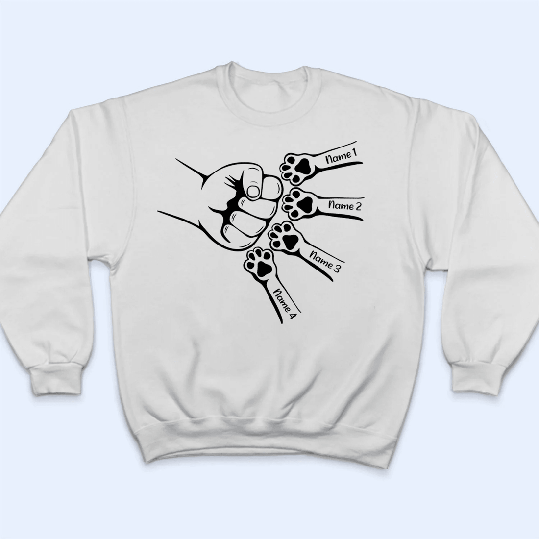 Personalized Let's Make Fist Bumps t-shirt, alternate view 4