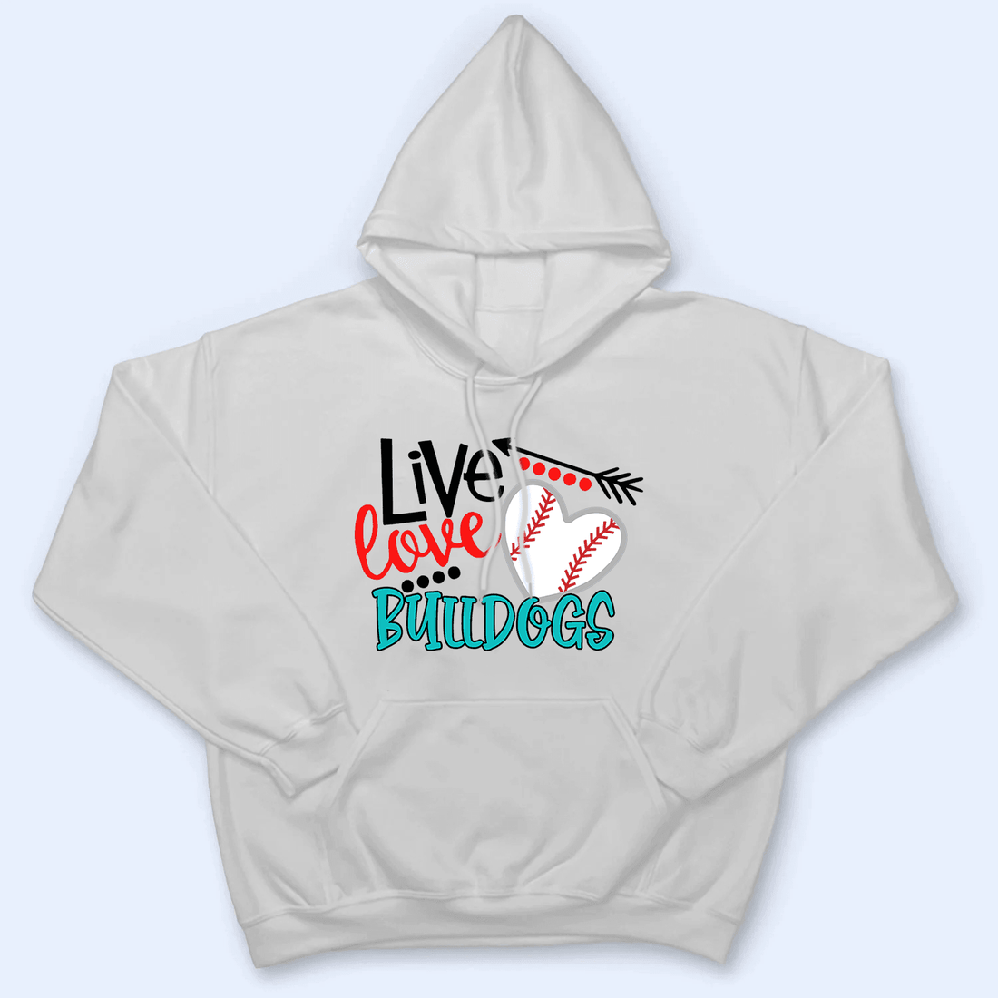 Personalized Live Love Mascot t-shirt, alternate view 5