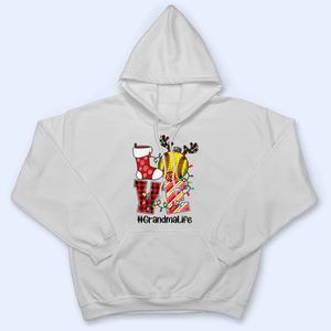 Love Grandma Life - Christmas Baseball Grandma - Personalized Custom T Shirt - Birthday, Loving, Funny Gift for Grandma/Nana/Mimi, Mom, Wife, Grandparent - Suzitee Store