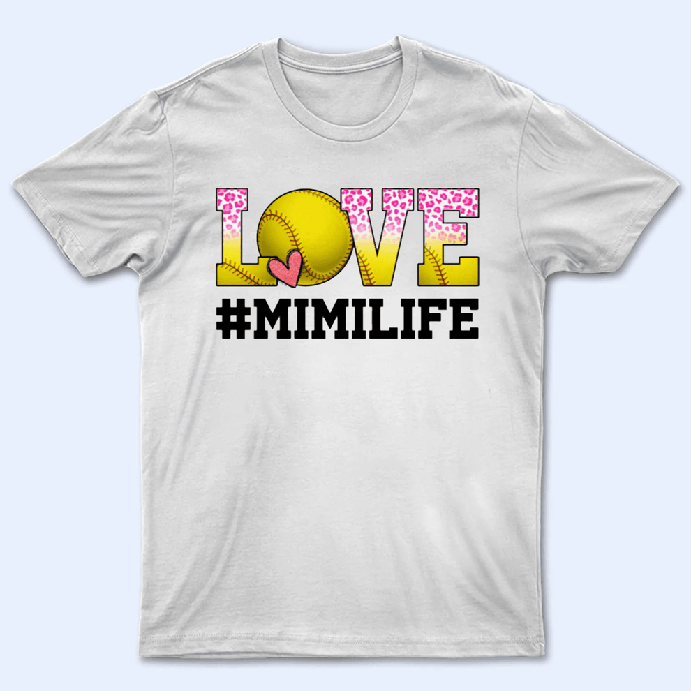 LOVE Sports - Personalized Custom T Shirt - Gift for Grandpa/Grandma, Mom, Dad, Grandparent - Suzitee Store