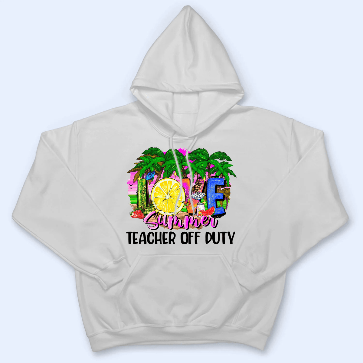 Love Summer- Personalized Custom T Shirt - Birthday, Loving, Funny Gift for Teacher, Kindergarten, Preschool, Pre K, Paraprofessional - Suzitee Store