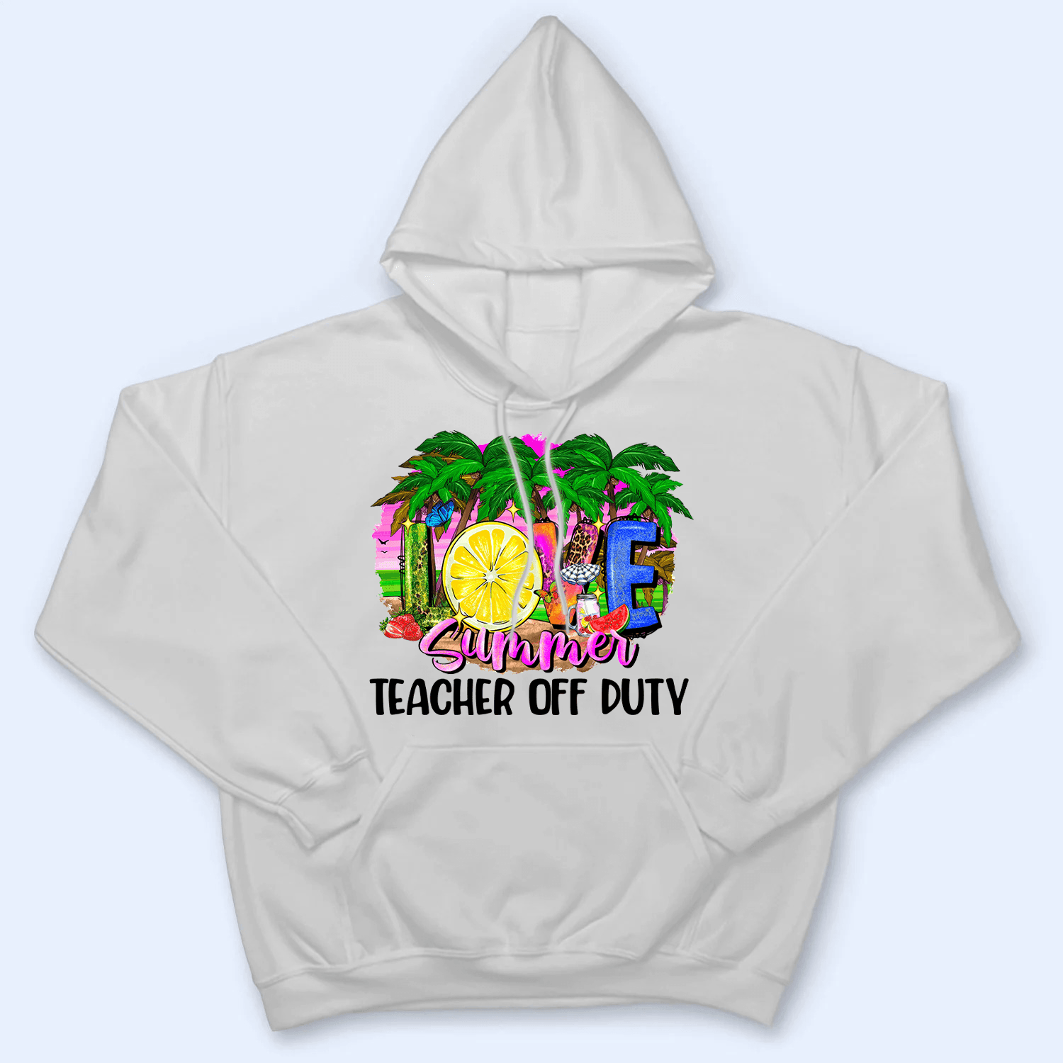 Love Summer- Personalized Custom T Shirt - Birthday, Loving, Funny Gift for Teacher, Kindergarten, Preschool, Pre K, Paraprofessional - Suzitee Store