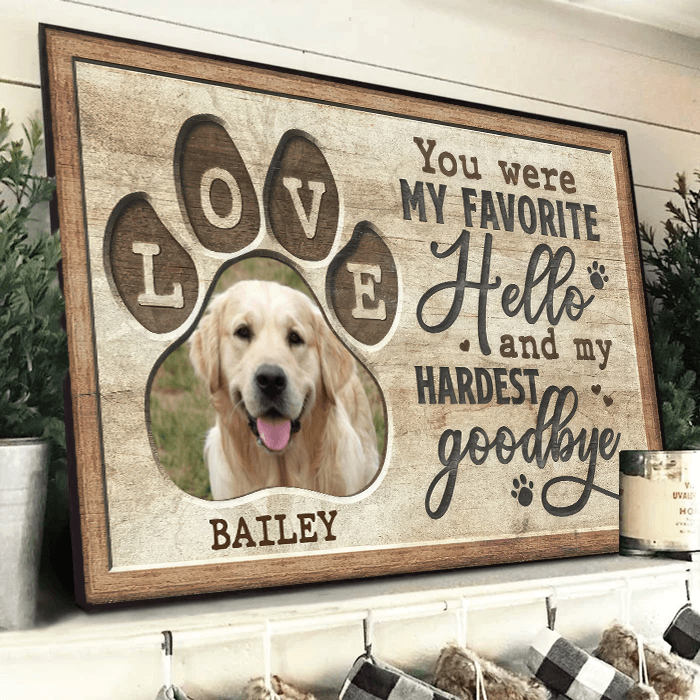 Custom Photo Memorial You Would Have Lived Forever | Personalized Sympathy Gifts for Pet Lovers, Dog Mom, Dog Dad, Cat Mom, Cat Dad | Poster - Suzitee Store