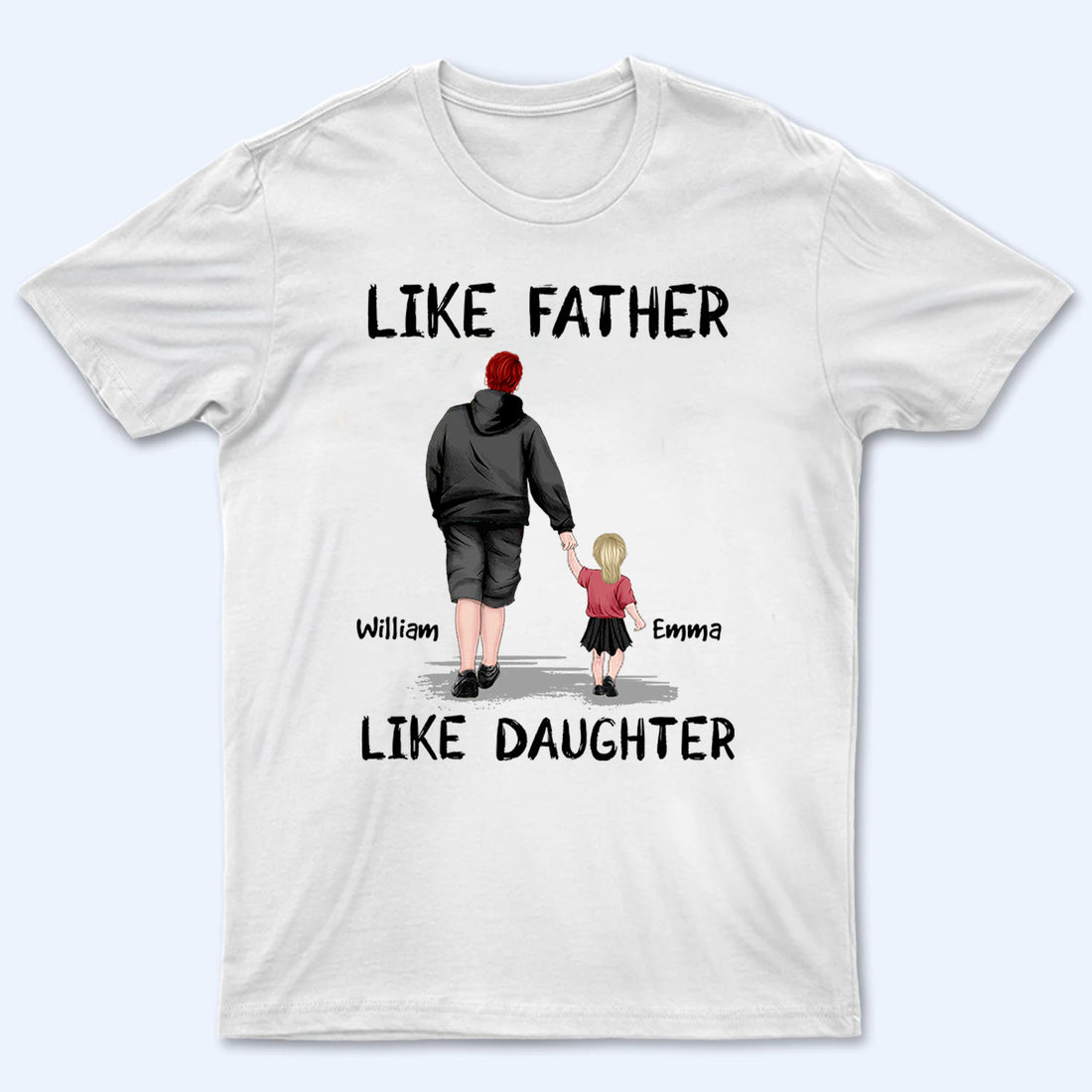 Personalized Like Father Like Daughter t-shirt, alternate view 2