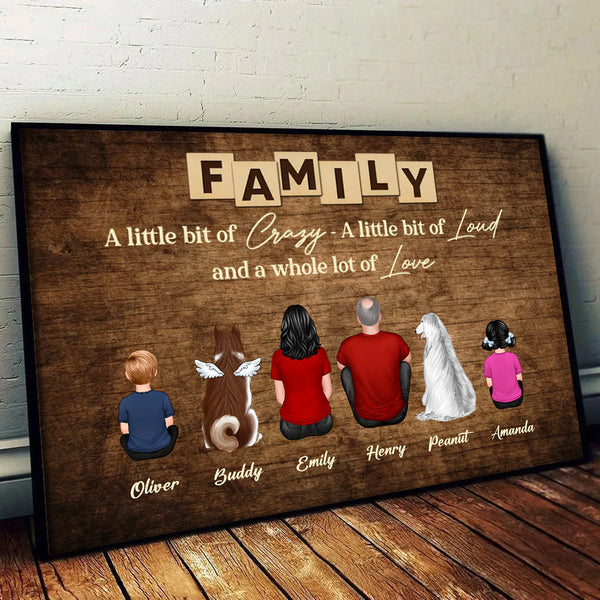 Brothers & Sisters Forever - Personalized Poster/Canvas Prints - Gift For Family Members, Siblings, Brothers & Sisters