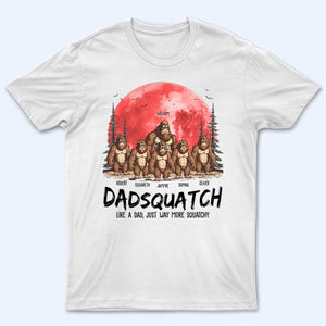 Grandpasquatch & Grandmasquatch - Personalized Custom T Shirt - Gift for Grandma/Grandpa, Mom/Dad/, Grandparent, Mother's Day, Father's Day - Suzitee Store