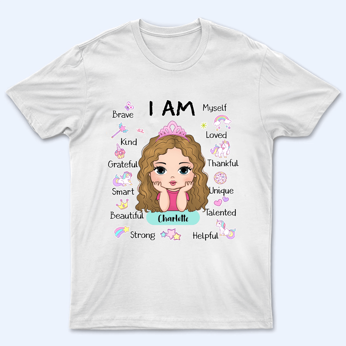 Custom Tshirt for Kids Back to School, I Am Kind &amp; Smart | Personalized for Kids, Son, Daughter | Kindergarten, Pre-K, Preschool, First Day Of School